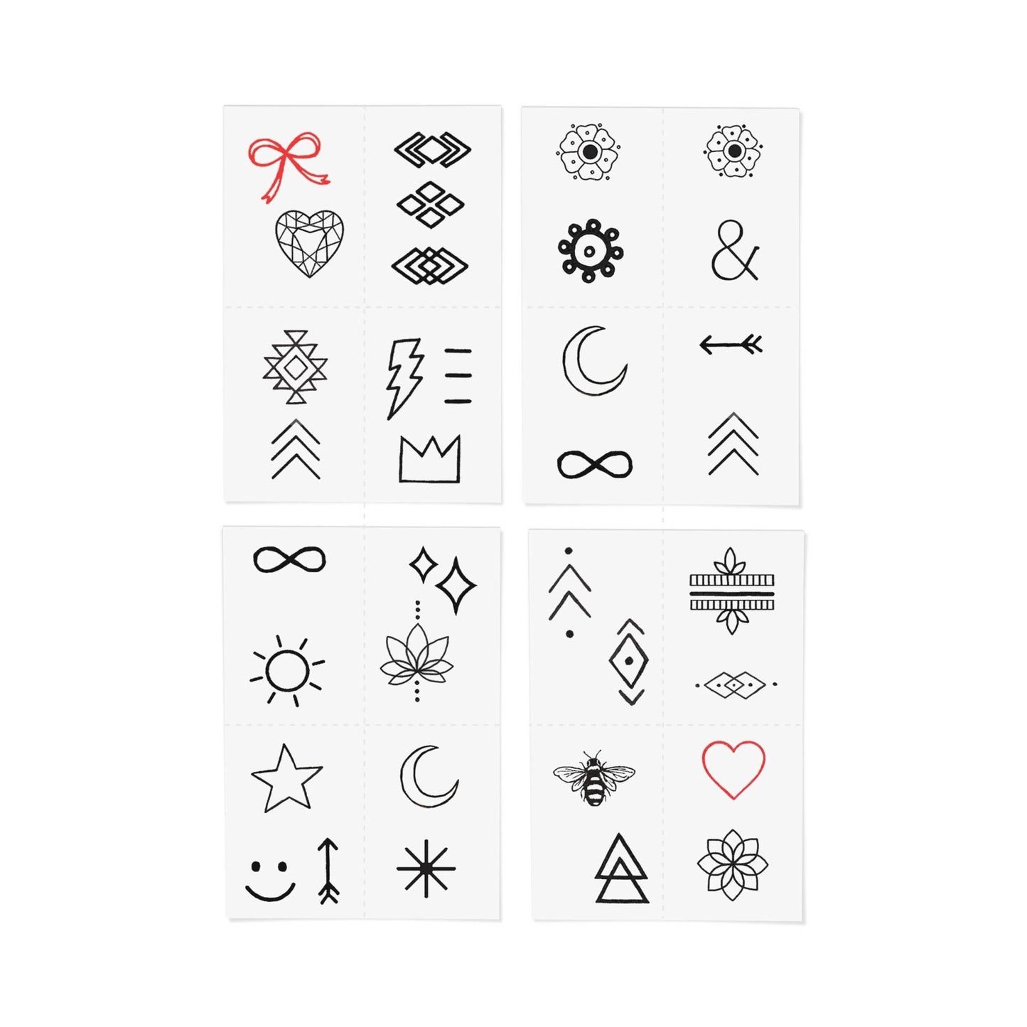 Finger Tats Temporary Tattoo Pack - Addie Rose Boutique - Austin