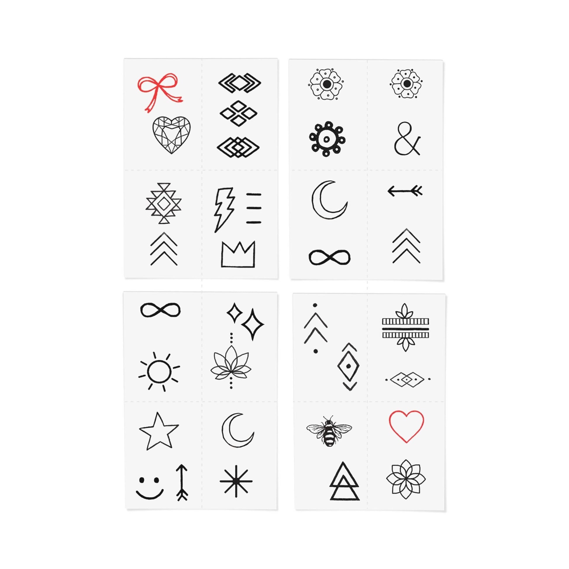 Finger Tats Temporary Tattoo Pack - Addie Rose Boutique - Austin