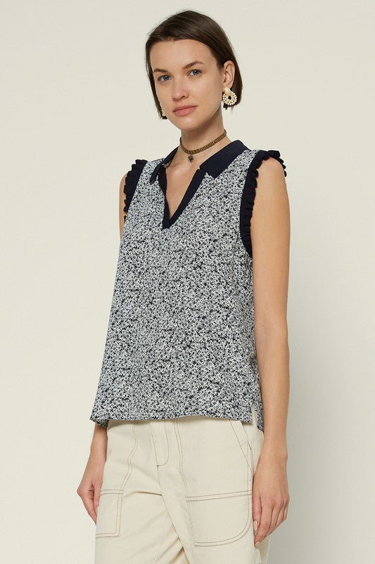 Floral Polo - Addie Rose Boutique - Austin