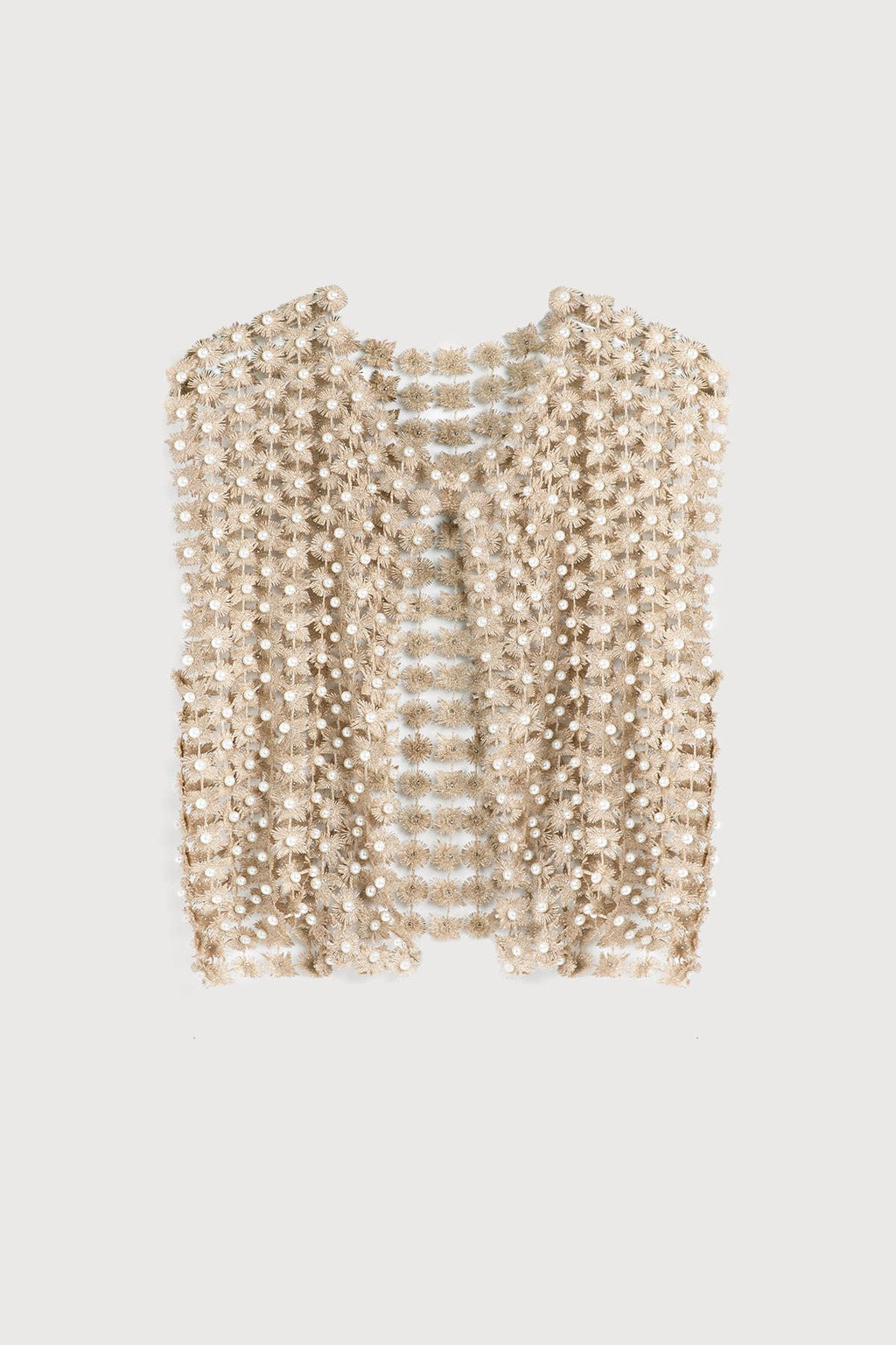 Floral Shell Pearl Capelet - Addie Rose Boutique - Austin