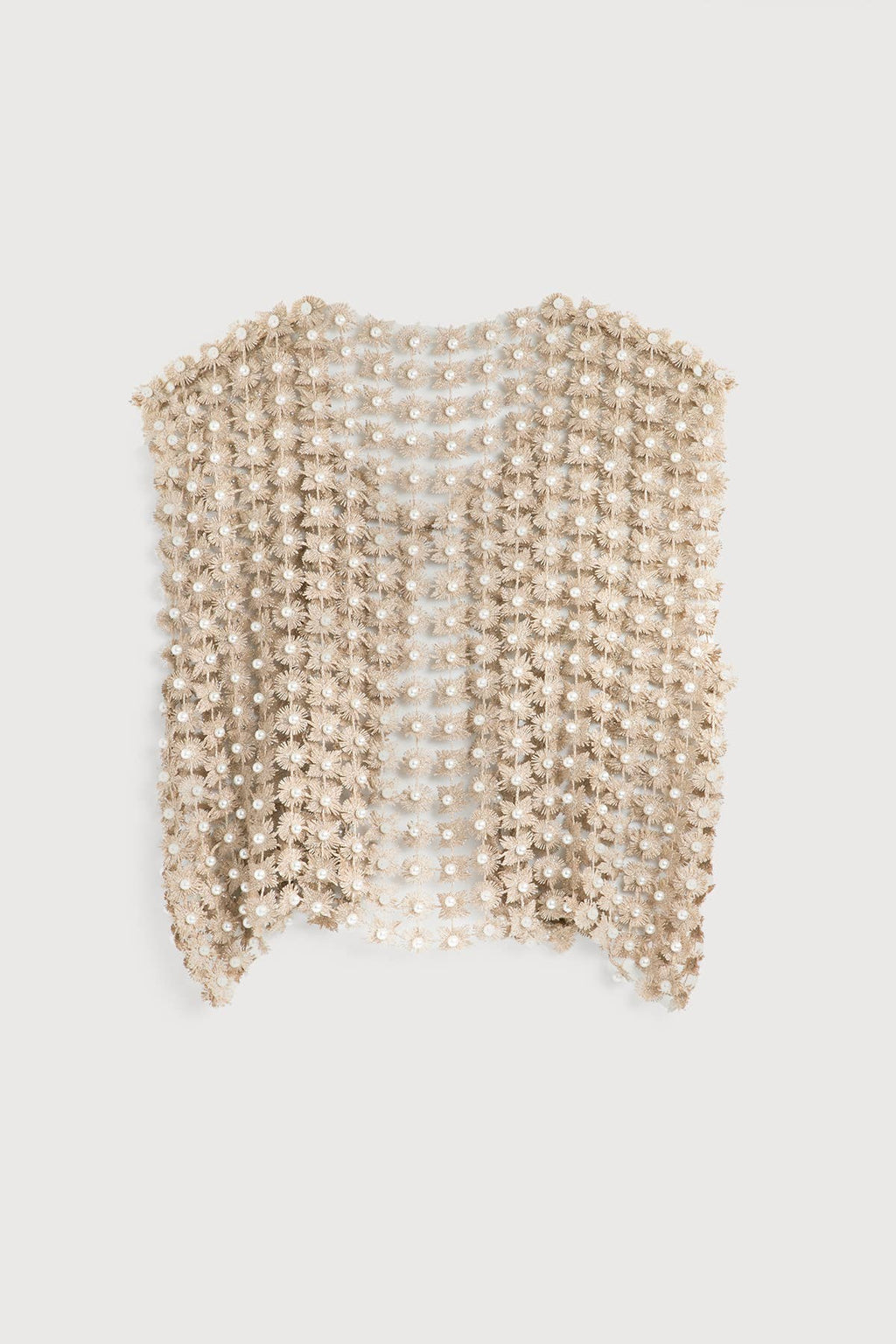 Floral Shell Pearl Capelet - Addie Rose Boutique - Austin