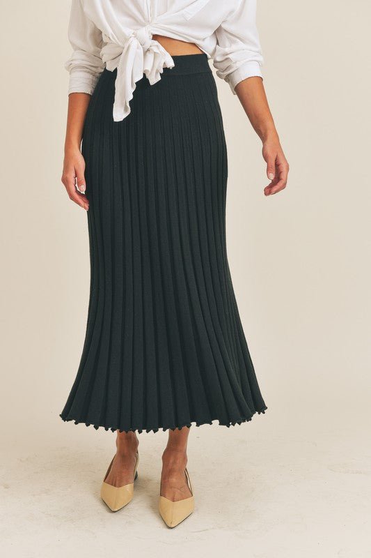 Flounce Sweater Skirt - Addie Rose Boutique - Austin