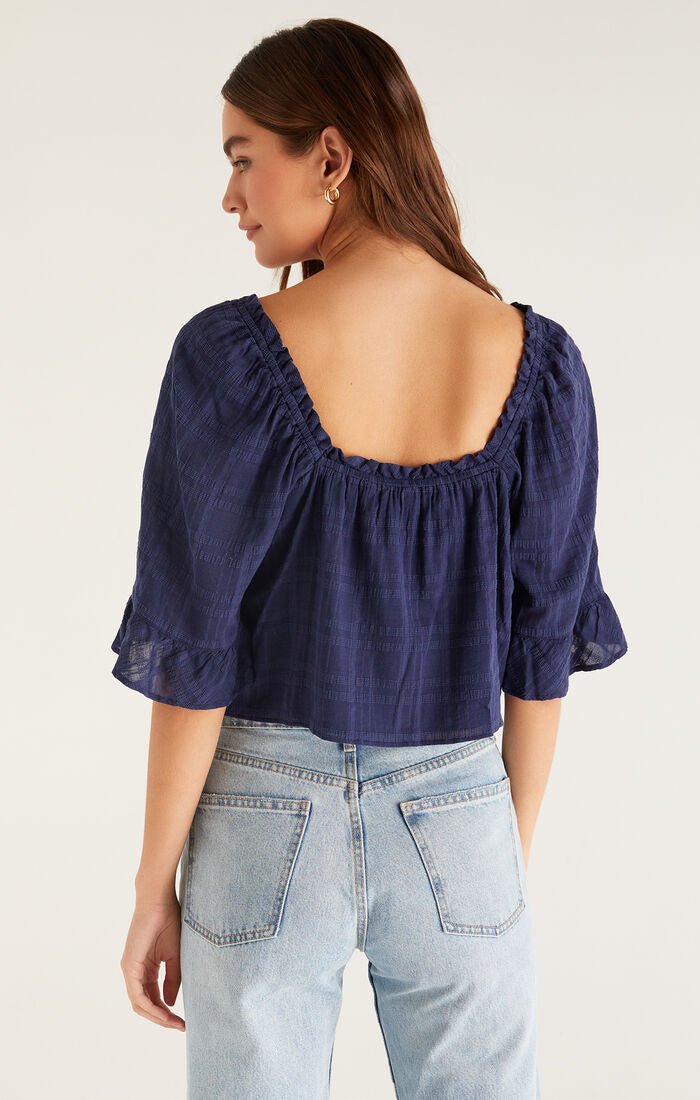 Gabriella Flirty Top - Addie Rose Boutique - Austin