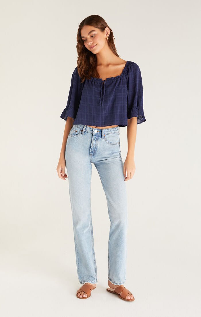 Gabriella Flirty Top - Addie Rose Boutique - Austin