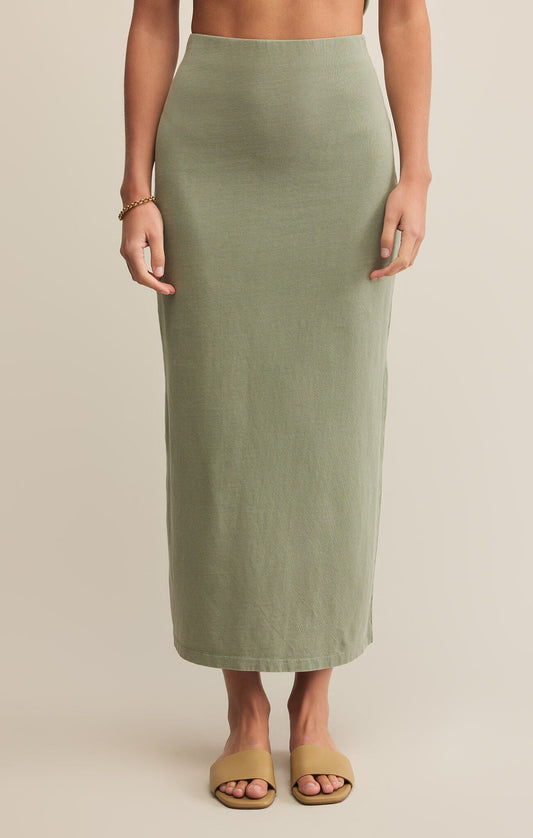 Gail Jersery Midi Skirt - Addie Rose Boutique - Austin