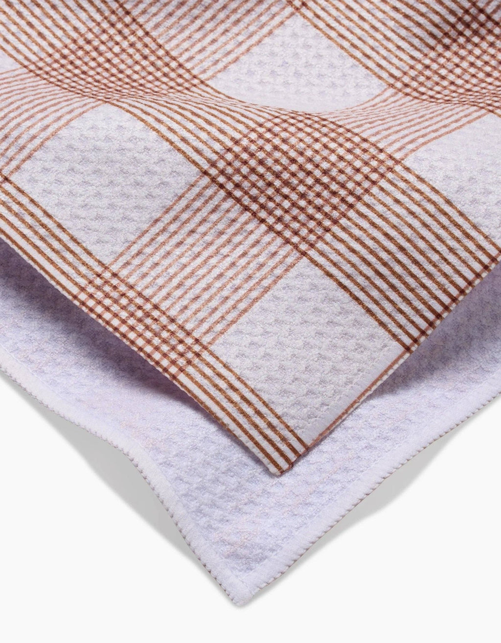 Geometry - Vintage Gingham Natural Tea Towel - Addie Rose Boutique - Austin