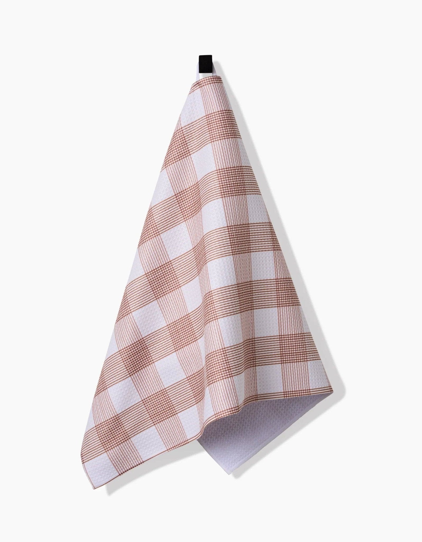 Geometry - Vintage Gingham Natural Tea Towel - Addie Rose Boutique - Austin