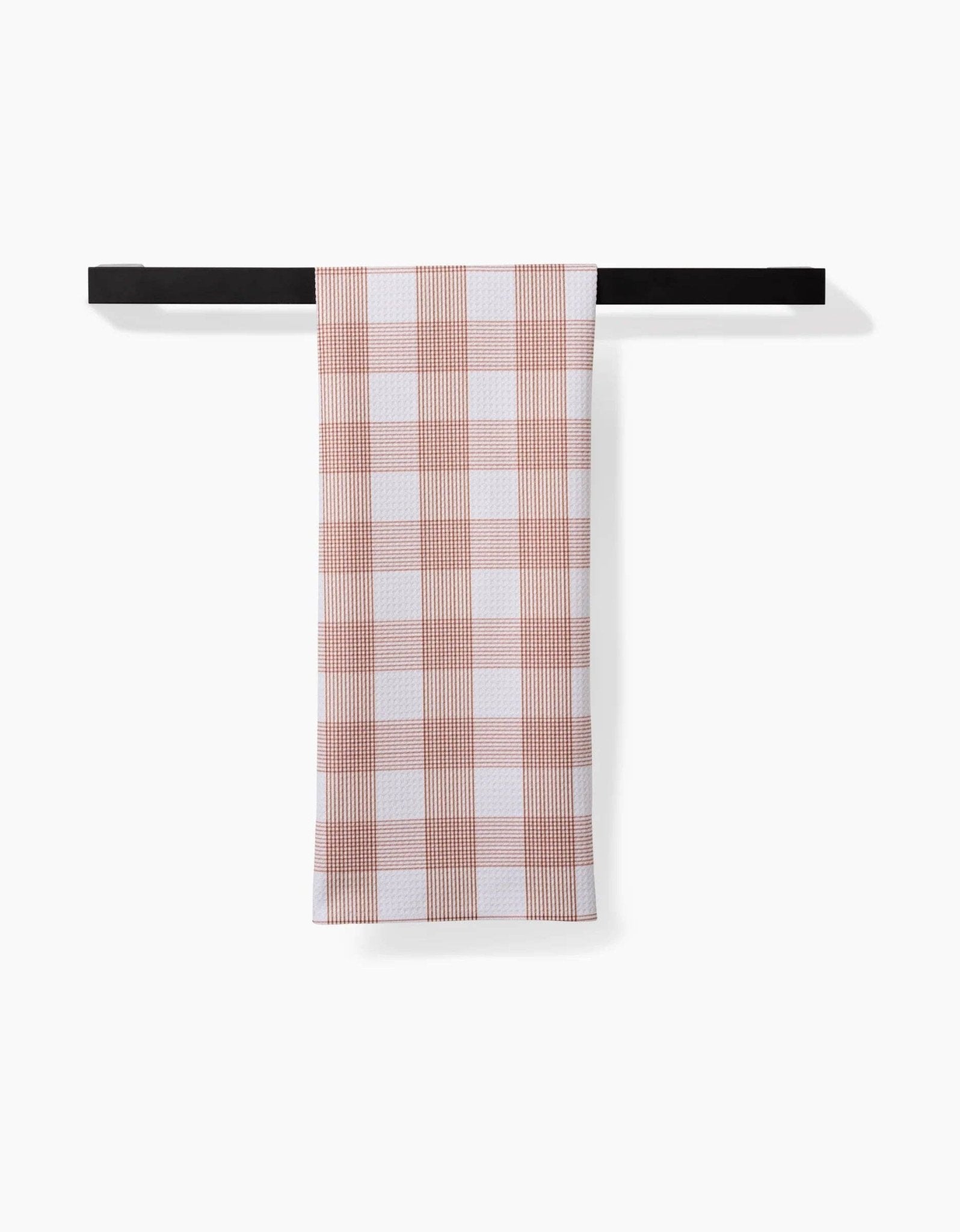 Geometry - Vintage Gingham Natural Tea Towel - Addie Rose Boutique - Austin