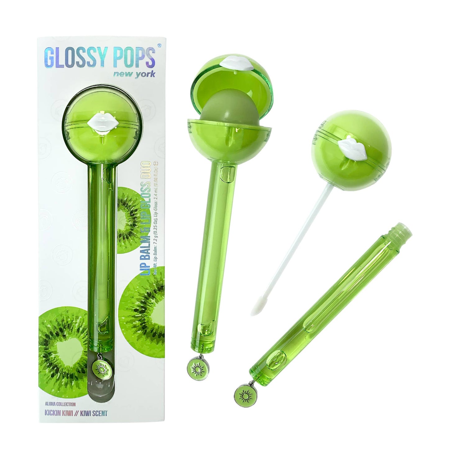 Glossy Pops - Kickin' Kiwi Glossy Pop - Addie Rose Boutique - Austin