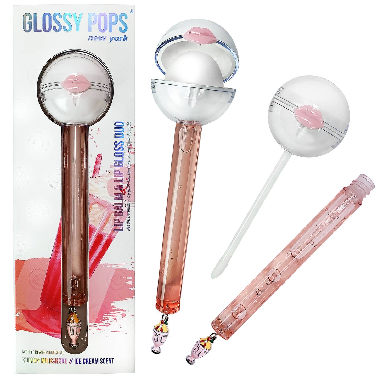 Glossy Pops - Yummy Milkshake Glossy Pop - Addie Rose Boutique - Austin