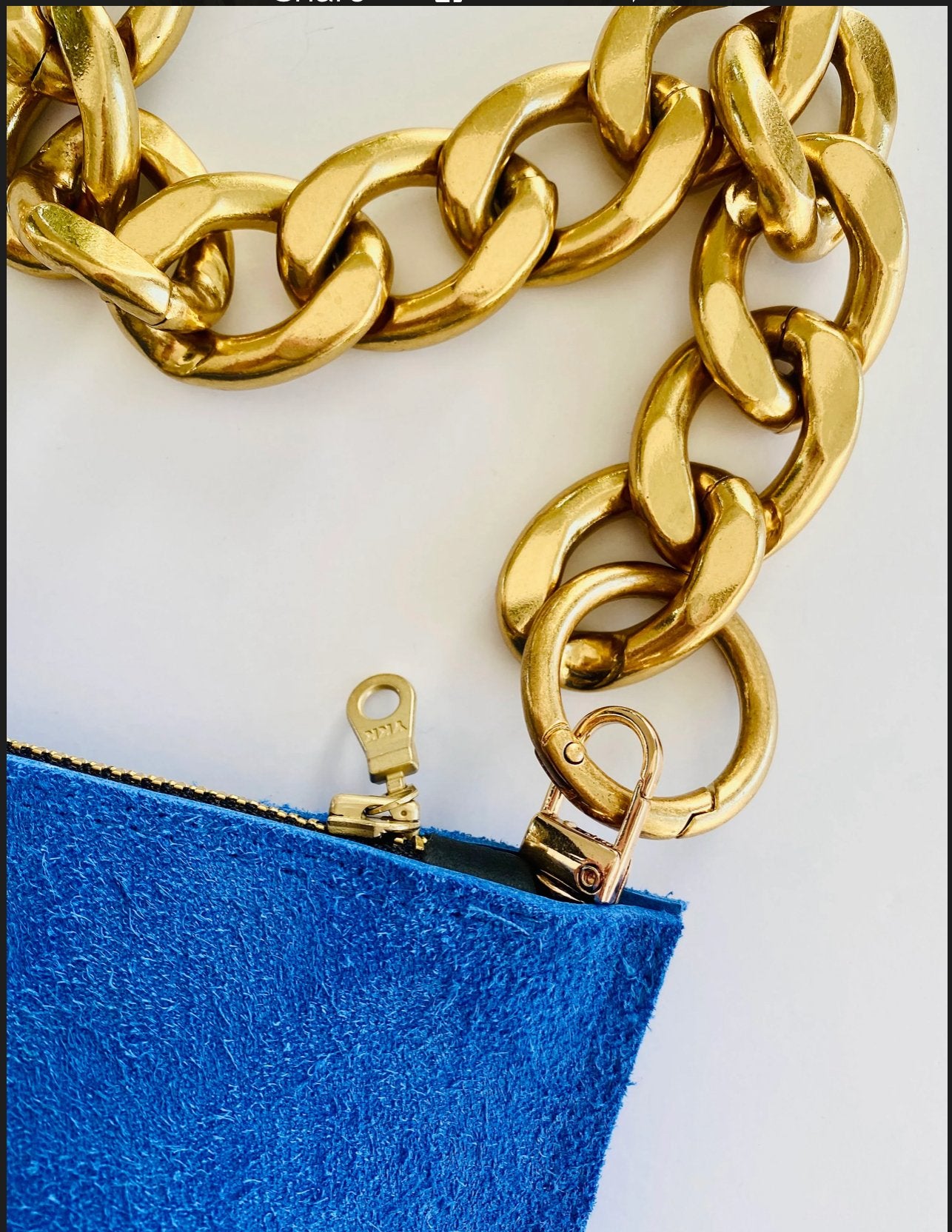 Gold Metal Chain Bag Strap - Addie Rose Boutique - Austin