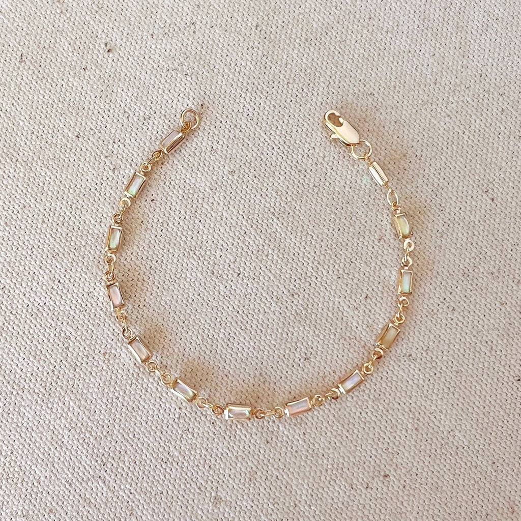 GoldFi - 18k Gold Filled Opal Bracelet - Addie Rose Boutique - Austin