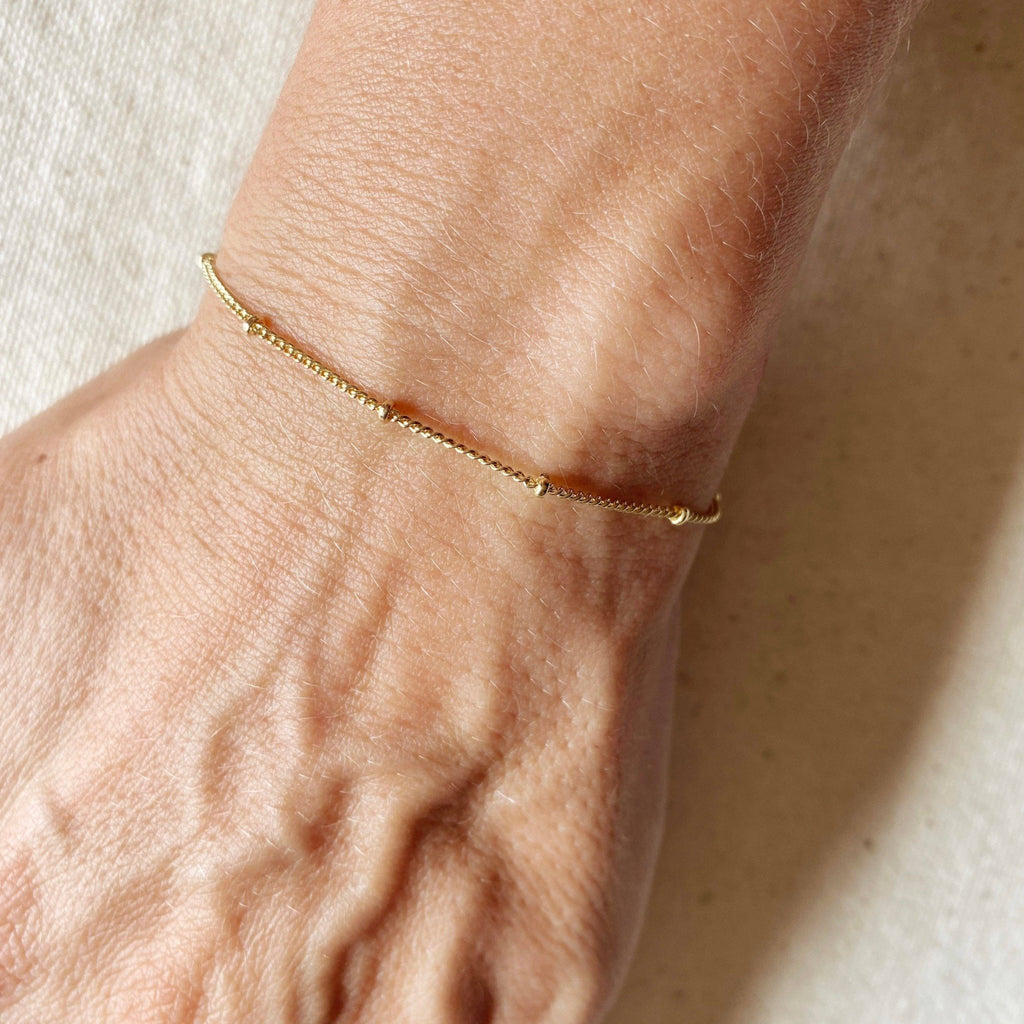 GoldFi - 18k Gold Filled Satellite Bracelet - Addie Rose Boutique - Austin