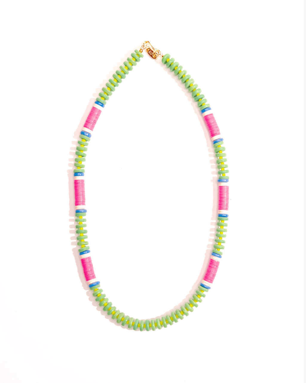 Green & Vinyl Necklace - Addie Rose Boutique - Austin