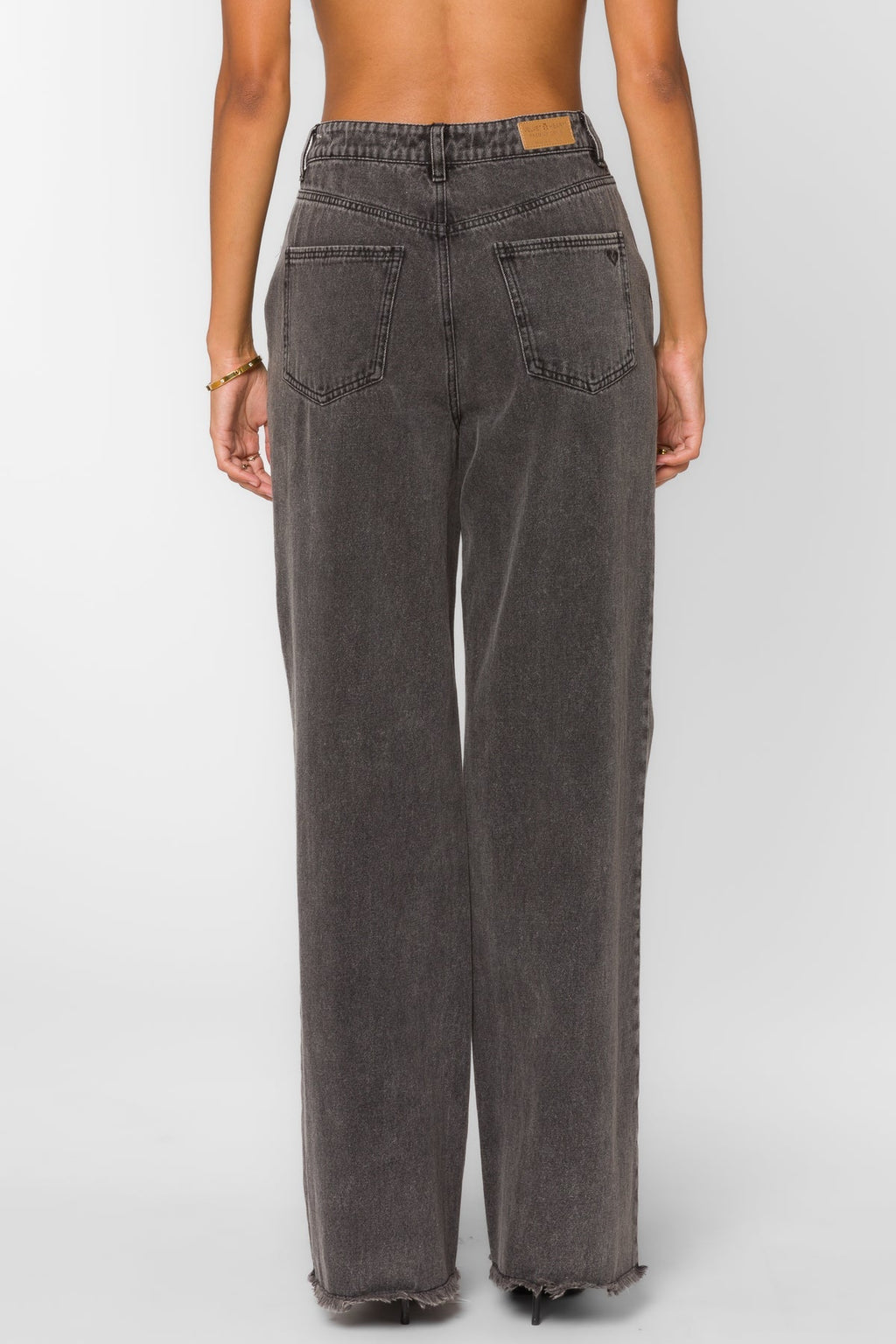 Grey High Rise Denim - Addie Rose Boutique - Austin