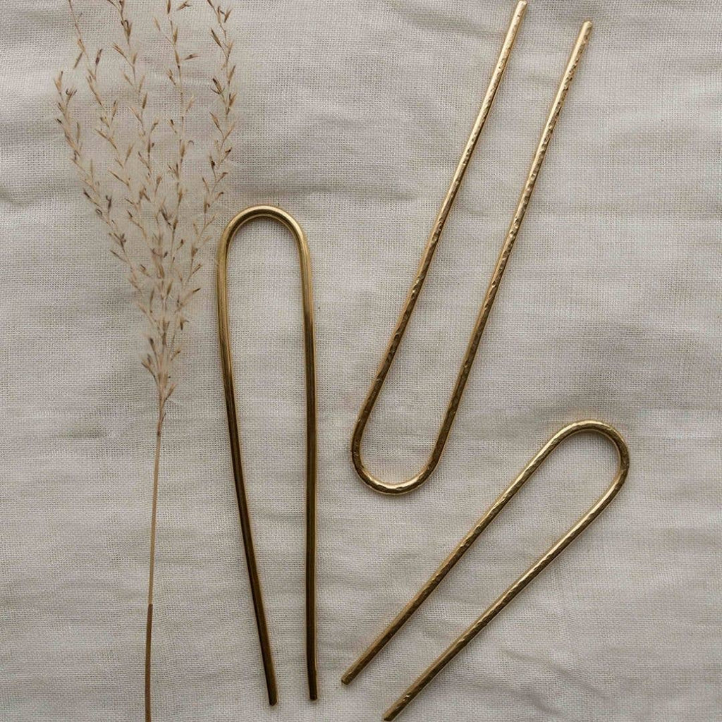 Hair Pin Fork: Medium / Textured - Addie Rose Boutique - Austin