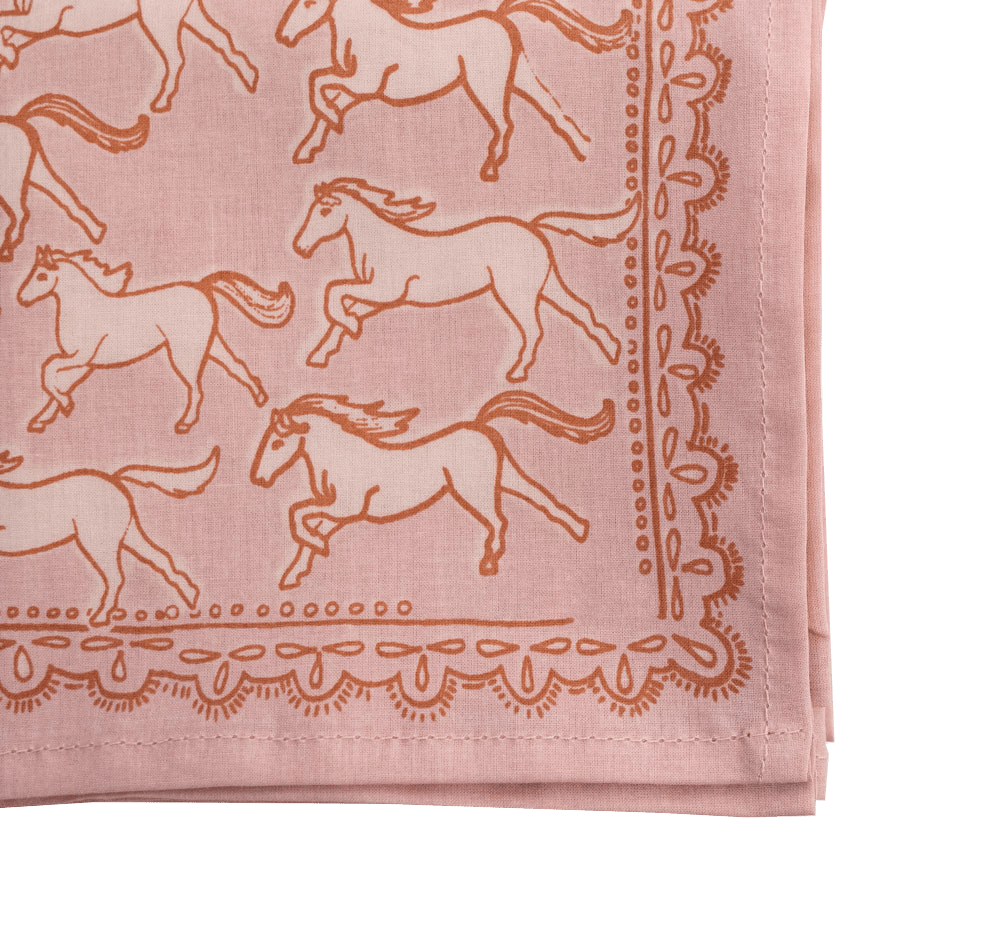 Handker Bandanas - No. 062 Horses Bandana - Addie Rose Boutique - Austin