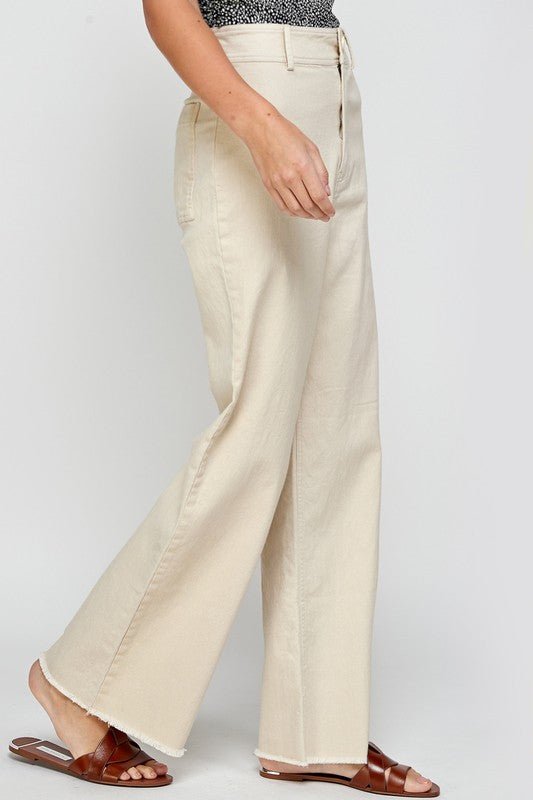 High Rise Wide Pant - Addie Rose Boutique - Austin