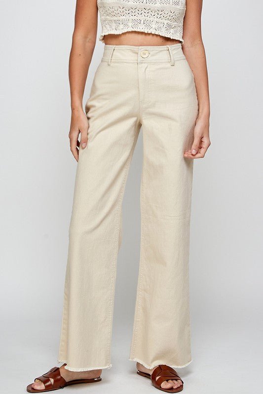 High Rise Wide Pant - Addie Rose Boutique - Austin