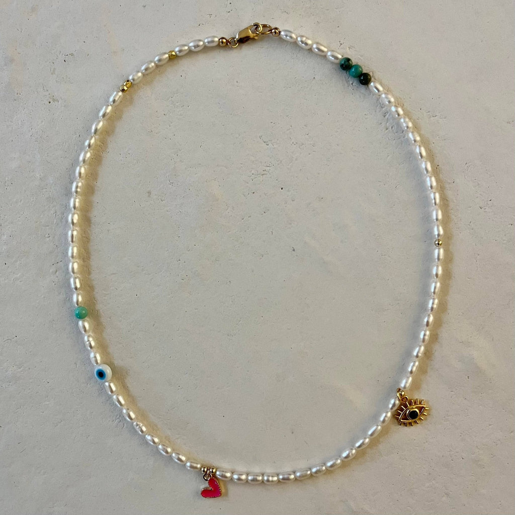 House of Olia - Rositha Necklace - Addie Rose Boutique - Austin