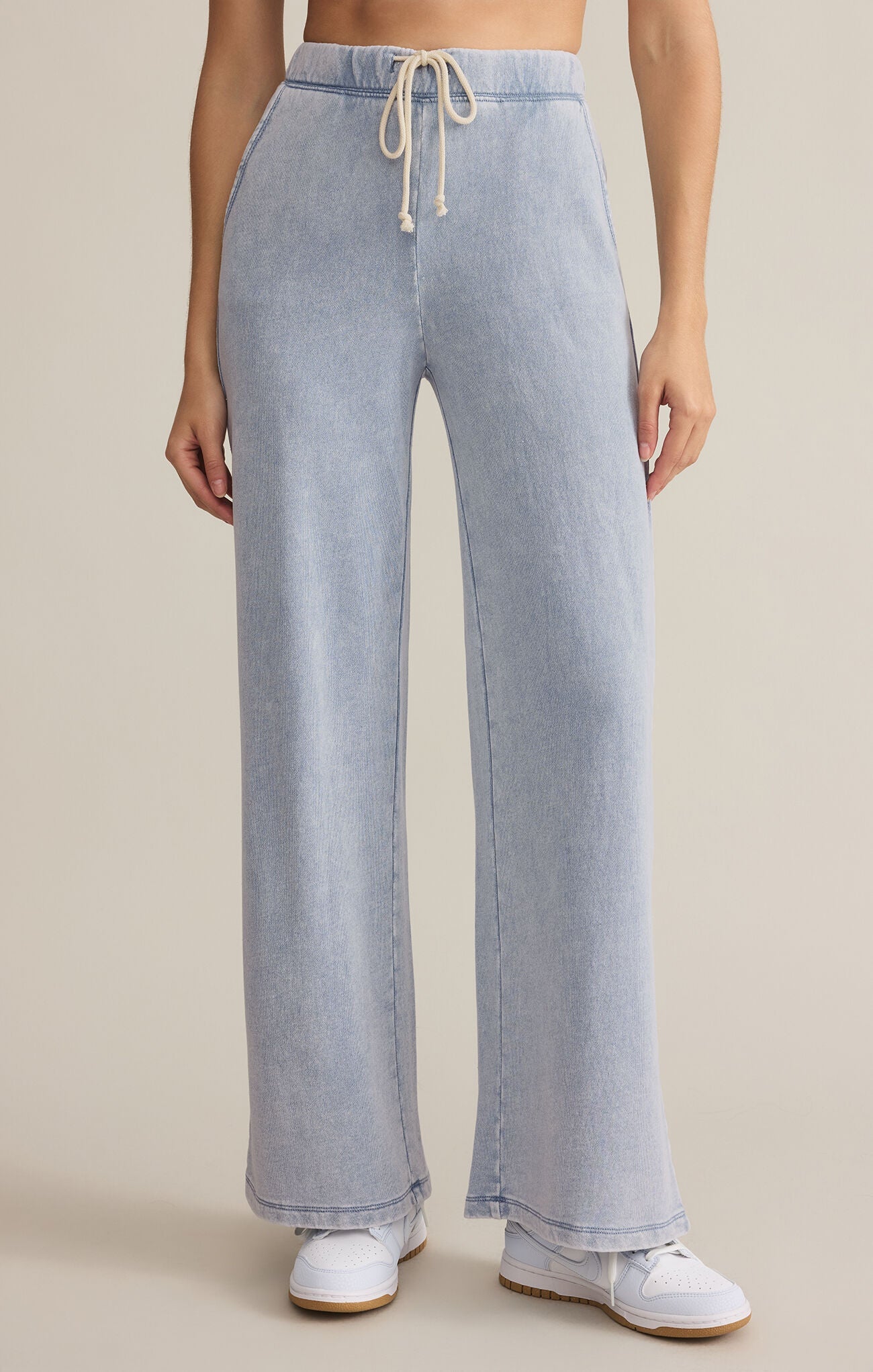 Hunter Knit Denim Pant Washed Indigo - Addie Rose Boutique - Austin