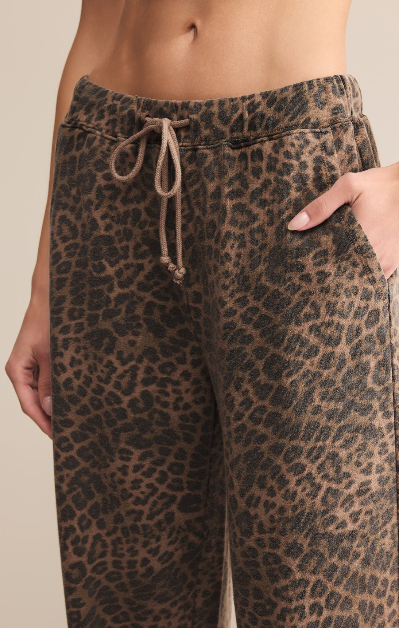 Hunter Leopard Knit Pant - Addie Rose Austin