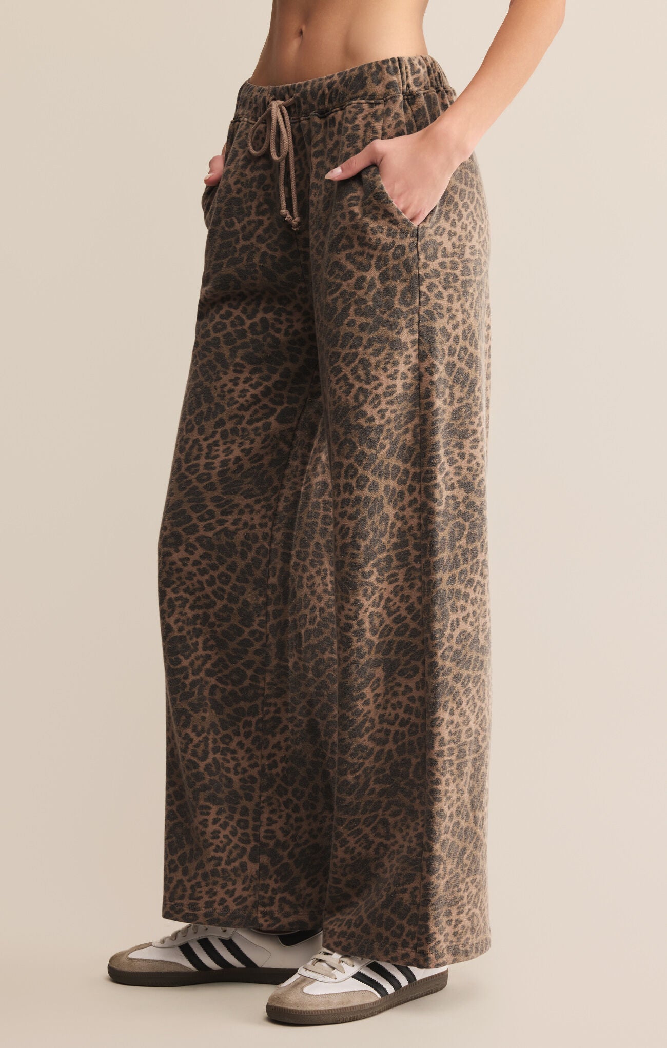 Hunter Leopard Knit Pant - Addie Rose Austin