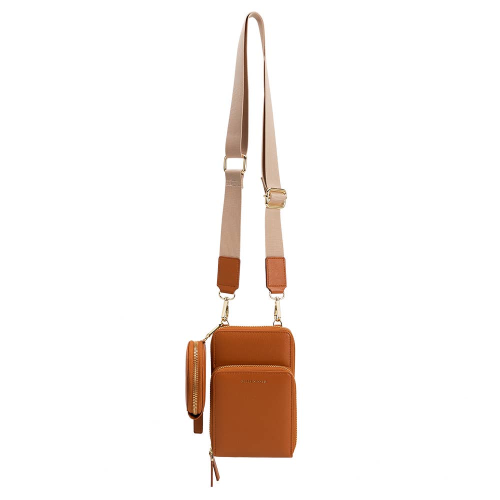 Iris Small Saddle Recycled Vegan Crossbody - Addie Rose Boutique - Austin