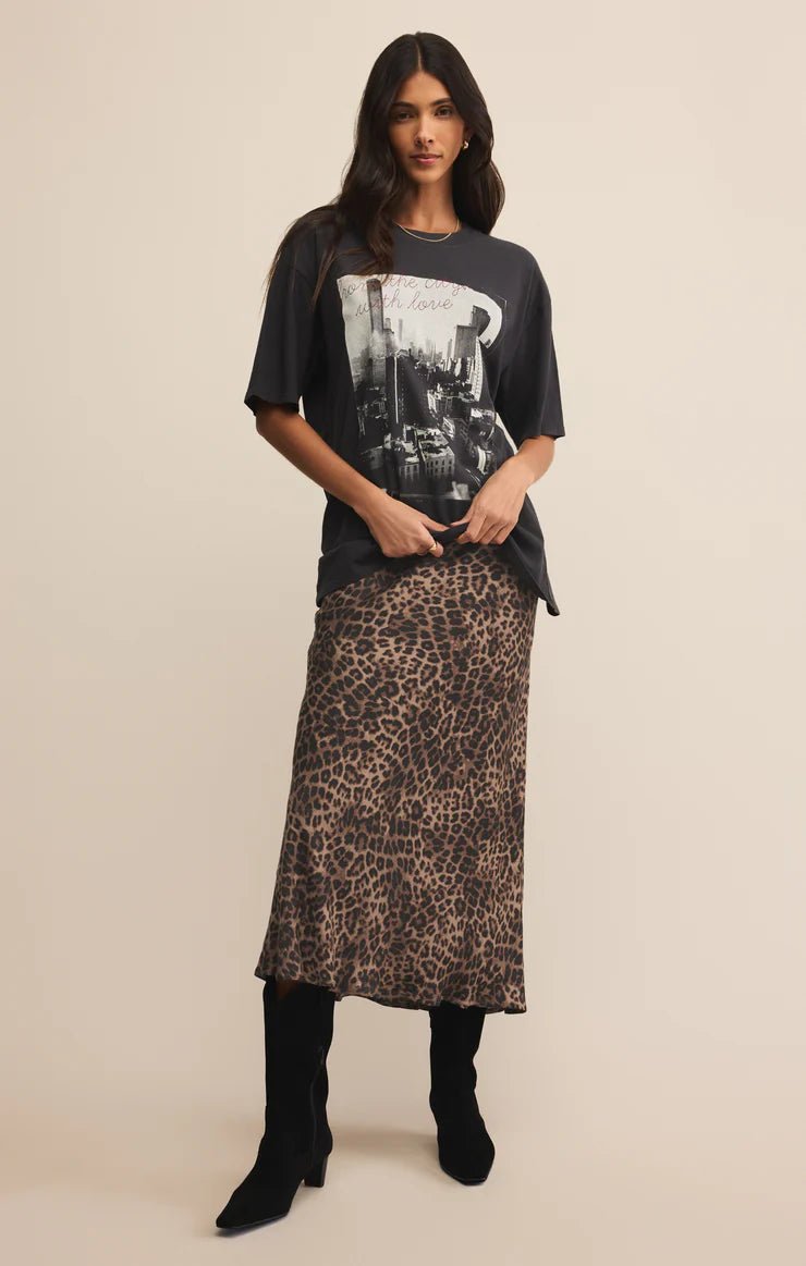 Isabel Leopard Skirt - Addie Rose Austin