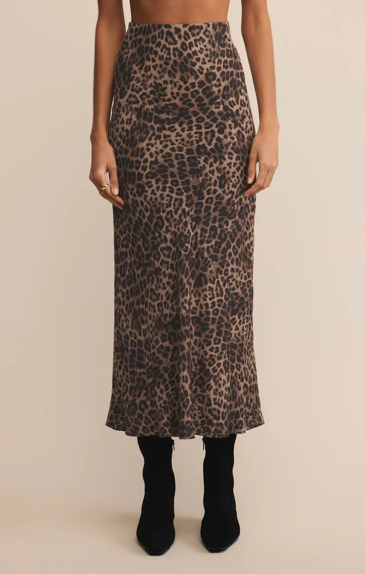 Isabel Leopard Skirt - Addie Rose Austin