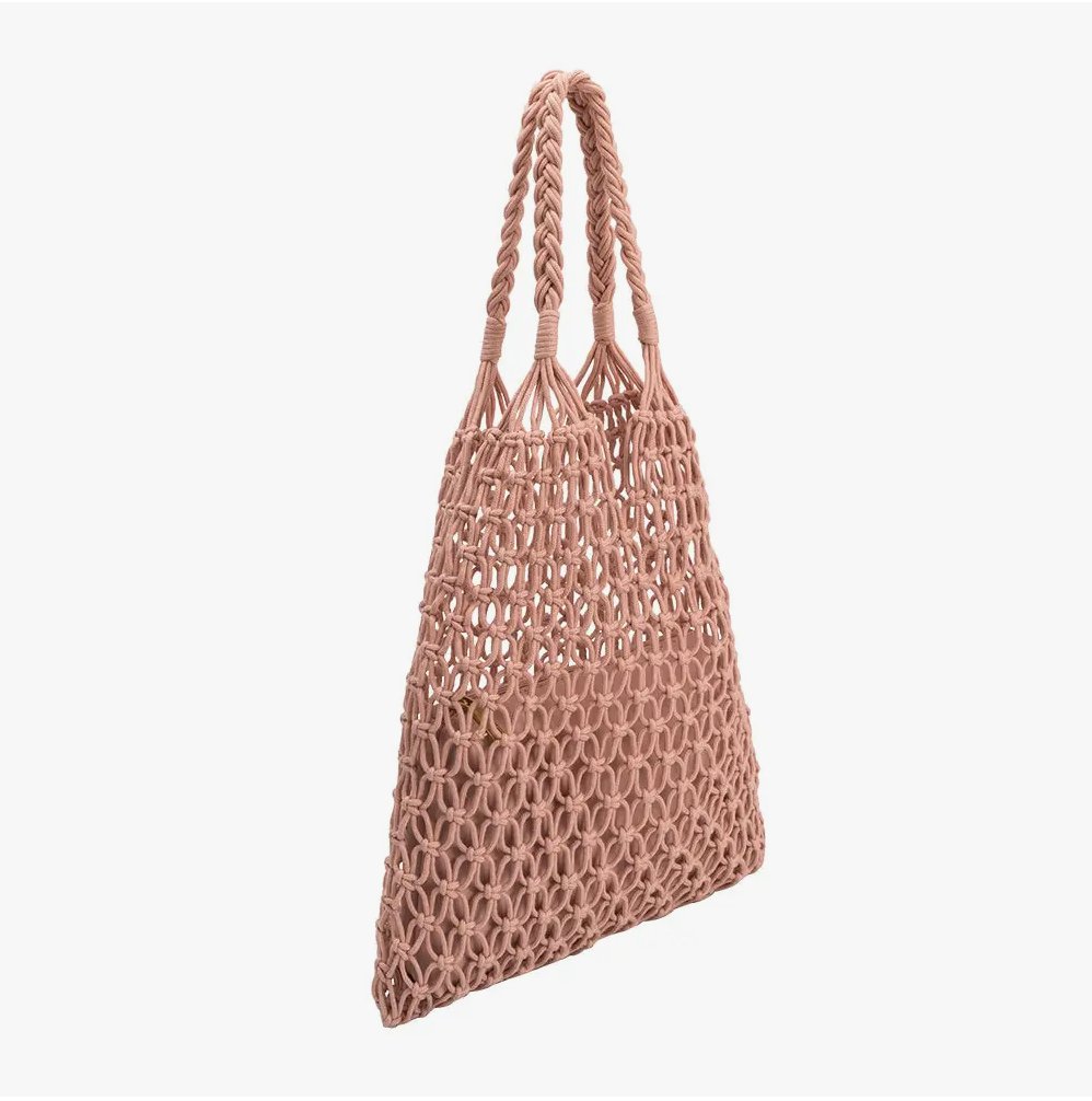 Izzy Medium Shoulder Bag in Blush - Addie Rose Boutique - Austin