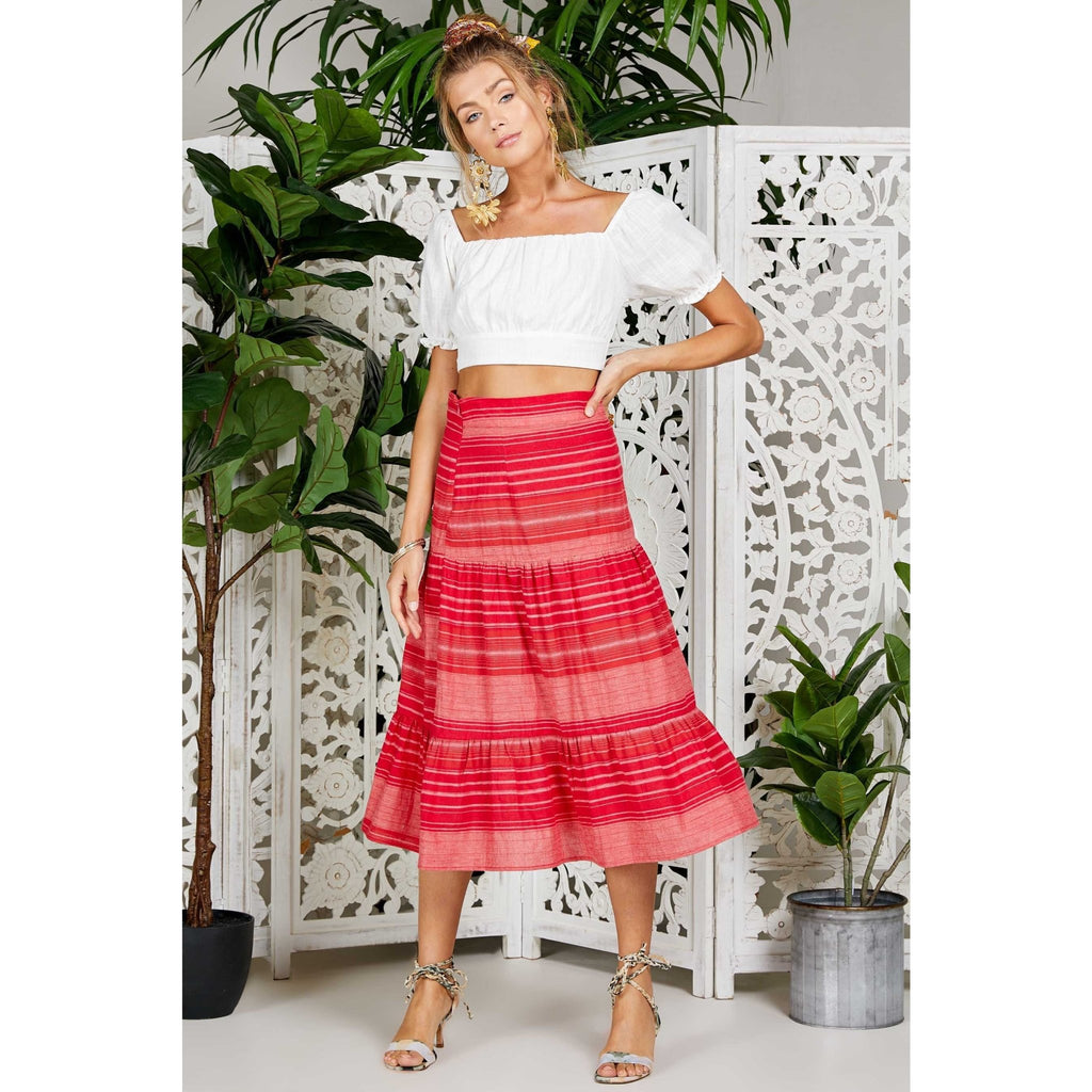 Janie Maxi Skirt - Addie Rose Boutique - Austin