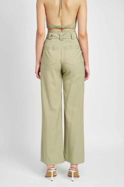 Jenna High Waist Pleat Pant - Addie Rose Boutique - Austin