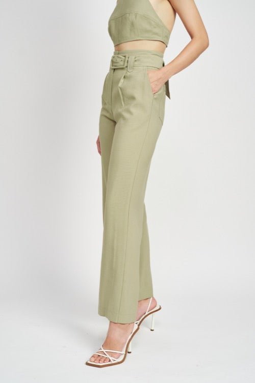 Jenna High Waist Pleat Pant - Addie Rose Boutique - Austin