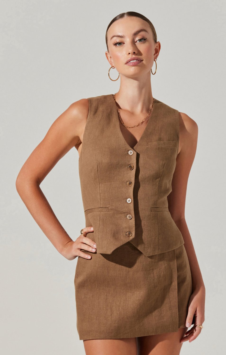Kakio Vest - Addie Rose Boutique - Austin