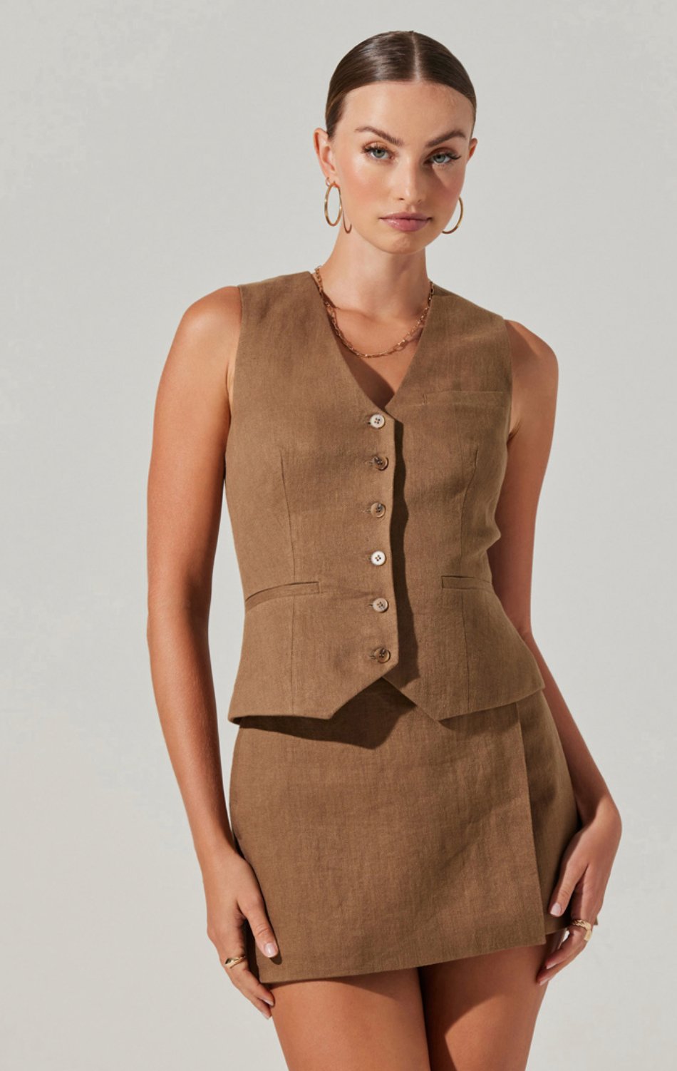 Kakio Vest - Addie Rose Boutique - Austin