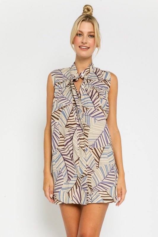 Khaki & Denim Tank Dress - Addie Rose Boutique - Austin