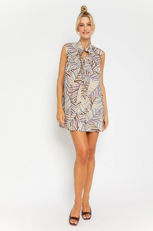 Khaki & Denim Tank Dress - Addie Rose Boutique - Austin
