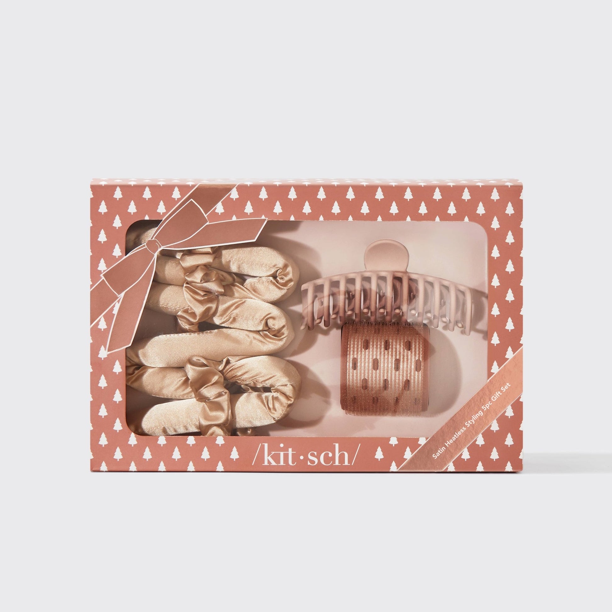 Kitsch Holiday Satin Heatless Styling 5pc Gift Set - Addie Rose Boutique - Austin