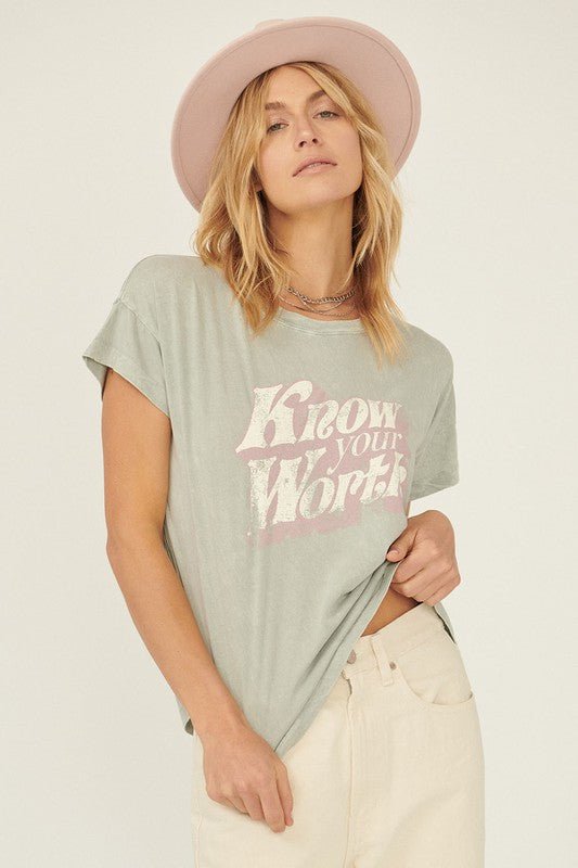 Know Your Worth! - Addie Rose Boutique - Austin
