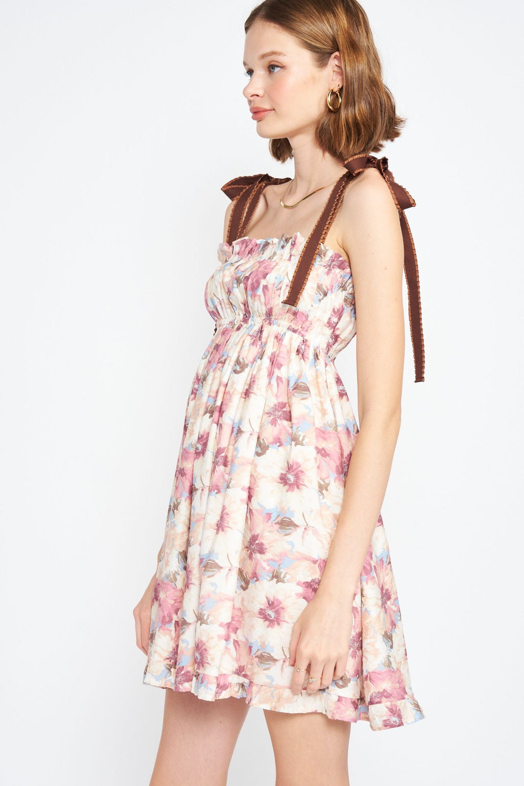 Laro Pink Mini Dress - Addie Rose Boutique - Austin