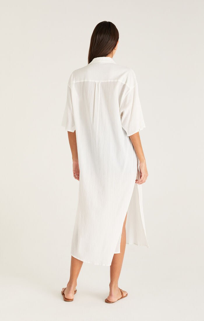 Lina Button Down Duster - Addie Rose Boutique - Austin
