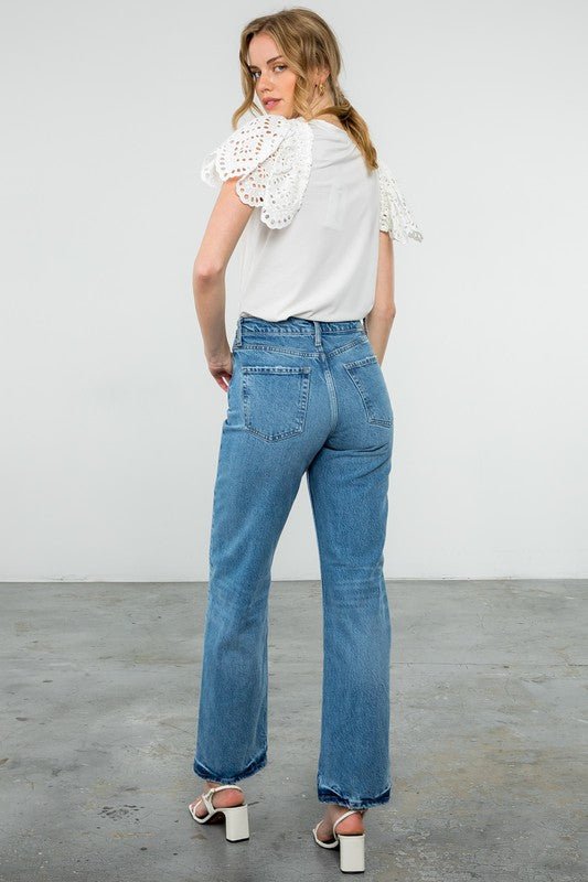 Linsei Flutter Top - Addie Rose Boutique - Austin