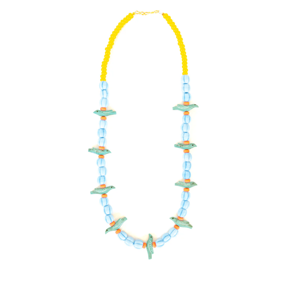 Long Turquoise Thunderbird - Addie Rose Boutique - Austin