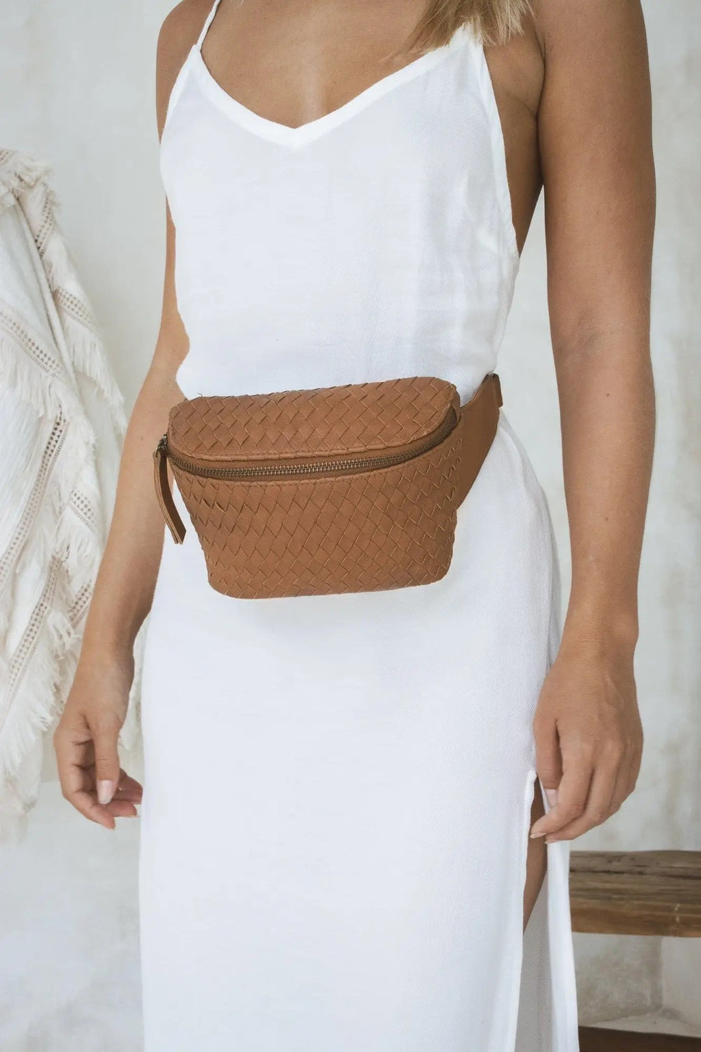 MANDRN - Remy Woven - Tan - Addie Rose Boutique - Austin
