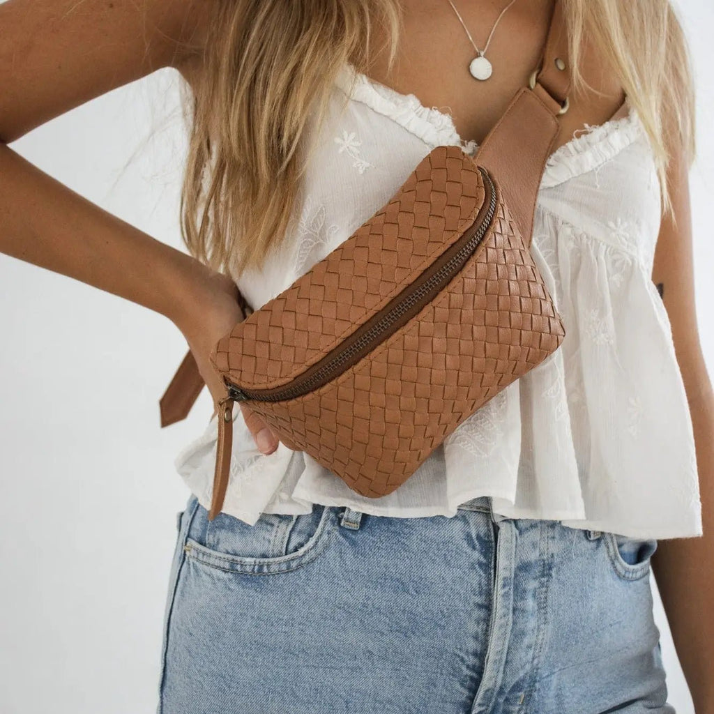 MANDRN - Remy Woven - Tan - Addie Rose Boutique - Austin