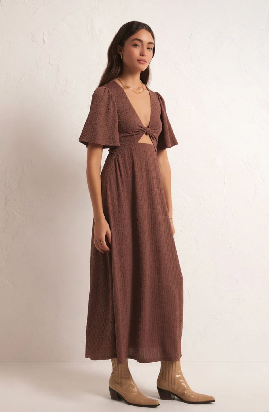 Mavis Midi Dress - Addie Rose Boutique - Austin