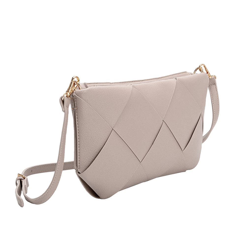 Melie Bianco - Connie Bone Recycled Vegan Crossbody Bag - Addie Rose Boutique - Austin