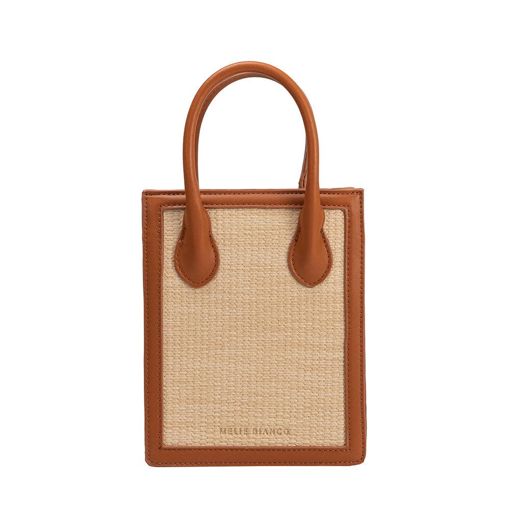 Melie Bianco - Roberta Straw Small Tote Bag - Addie Rose Boutique - Austin