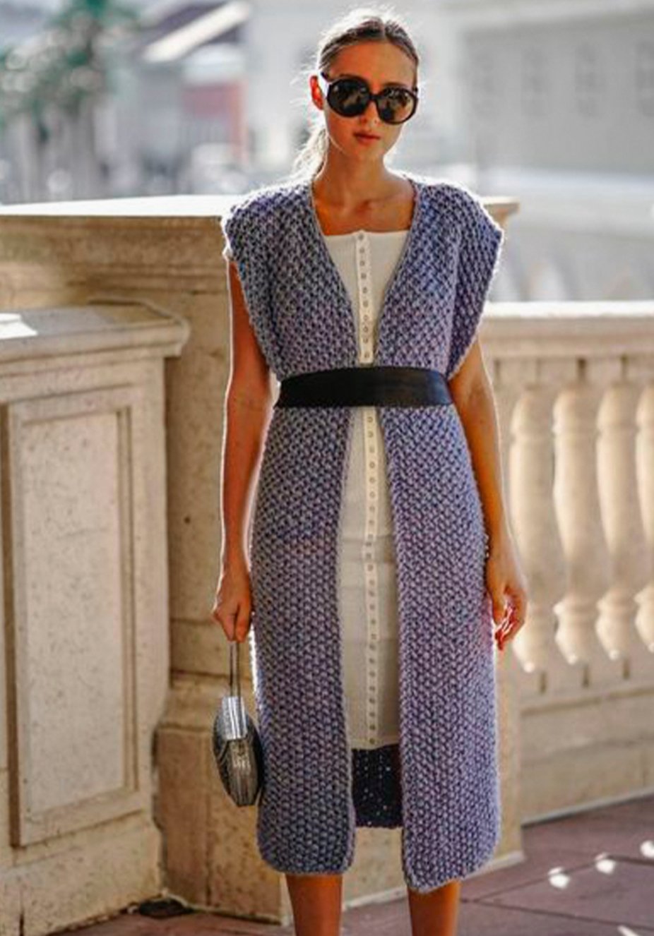 Midi Wrap Belt - Black